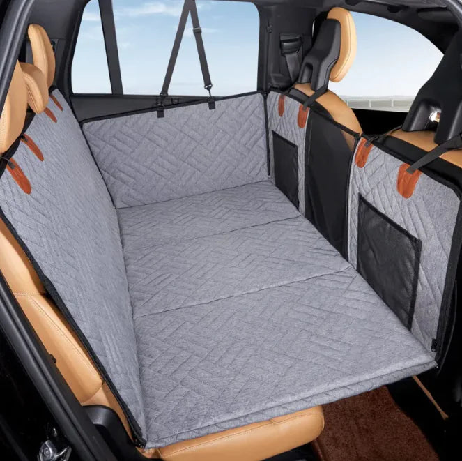 “PawGuard™ Waterproof Dog Car Seat Protector – Nonslip Travel Mat for Pets”