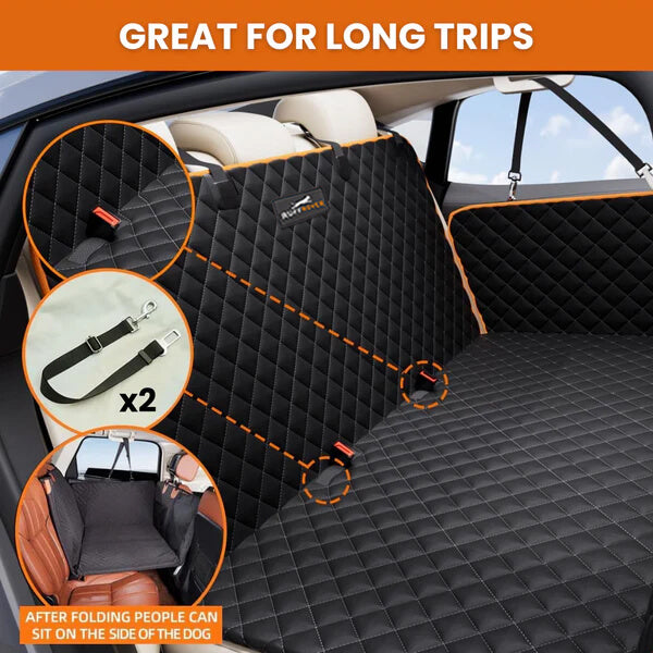 “PawGuard™ Waterproof Dog Car Seat Protector – Nonslip Travel Mat for Pets”