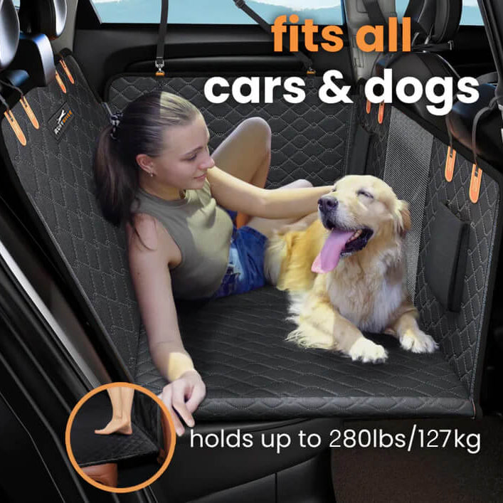 “PawGuard™ Waterproof Dog Car Seat Protector – Nonslip Travel Mat for Pets”