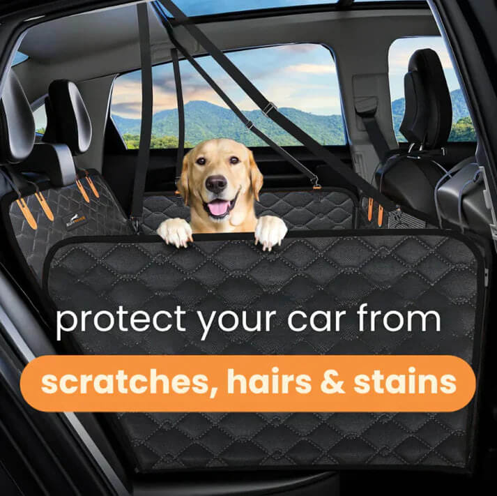 “PawGuard™ Waterproof Dog Car Seat Protector – Nonslip Travel Mat for Pets”