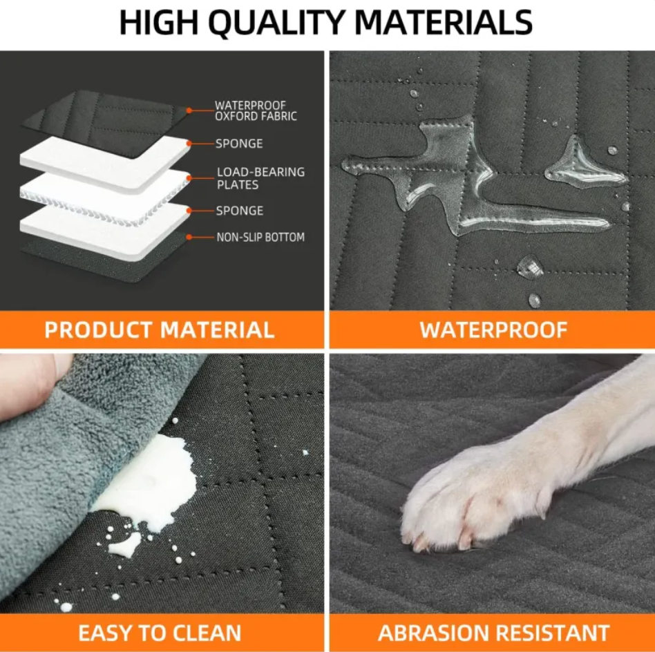 Waterproof Car Pet Bed Cushion