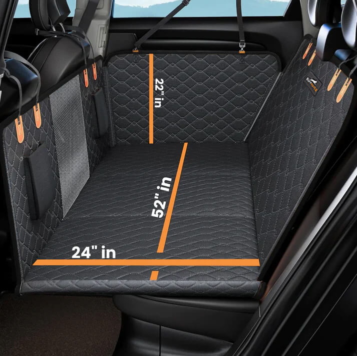 “PawGuard™ Waterproof Dog Car Seat Protector – Nonslip Travel Mat for Pets”