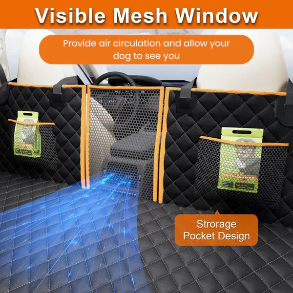 “PawGuard™ Waterproof Dog Car Seat Protector – Nonslip Travel Mat for Pets”